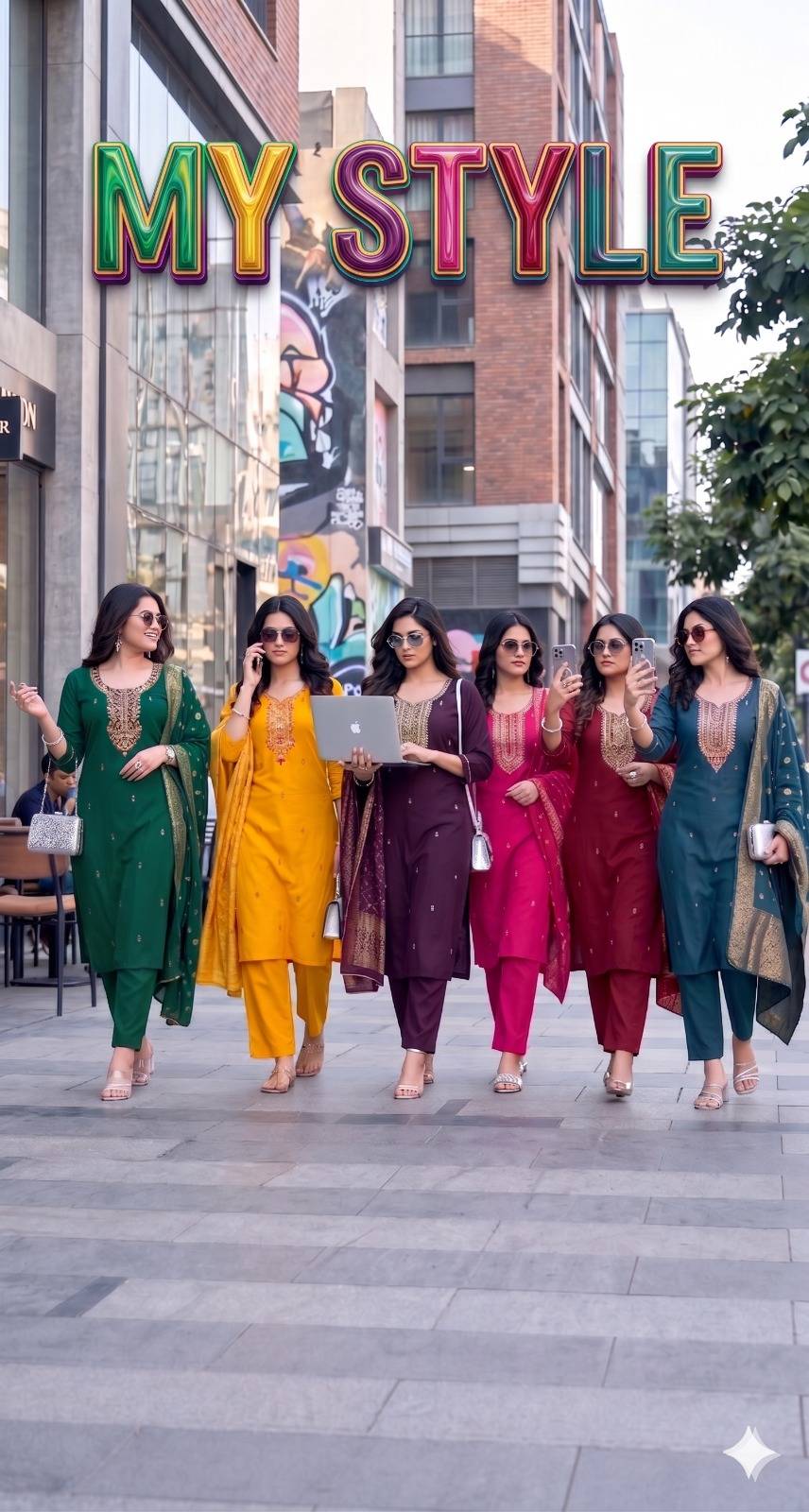  MY  STYLE By kaamiri  01 To 06 Series Beautiful Festive Suits Colorful Stylish Viscose Silk readymade dresses At Wholesale Price